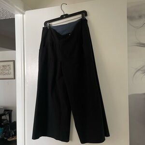 Women with Control Black Wide-Leg Pants